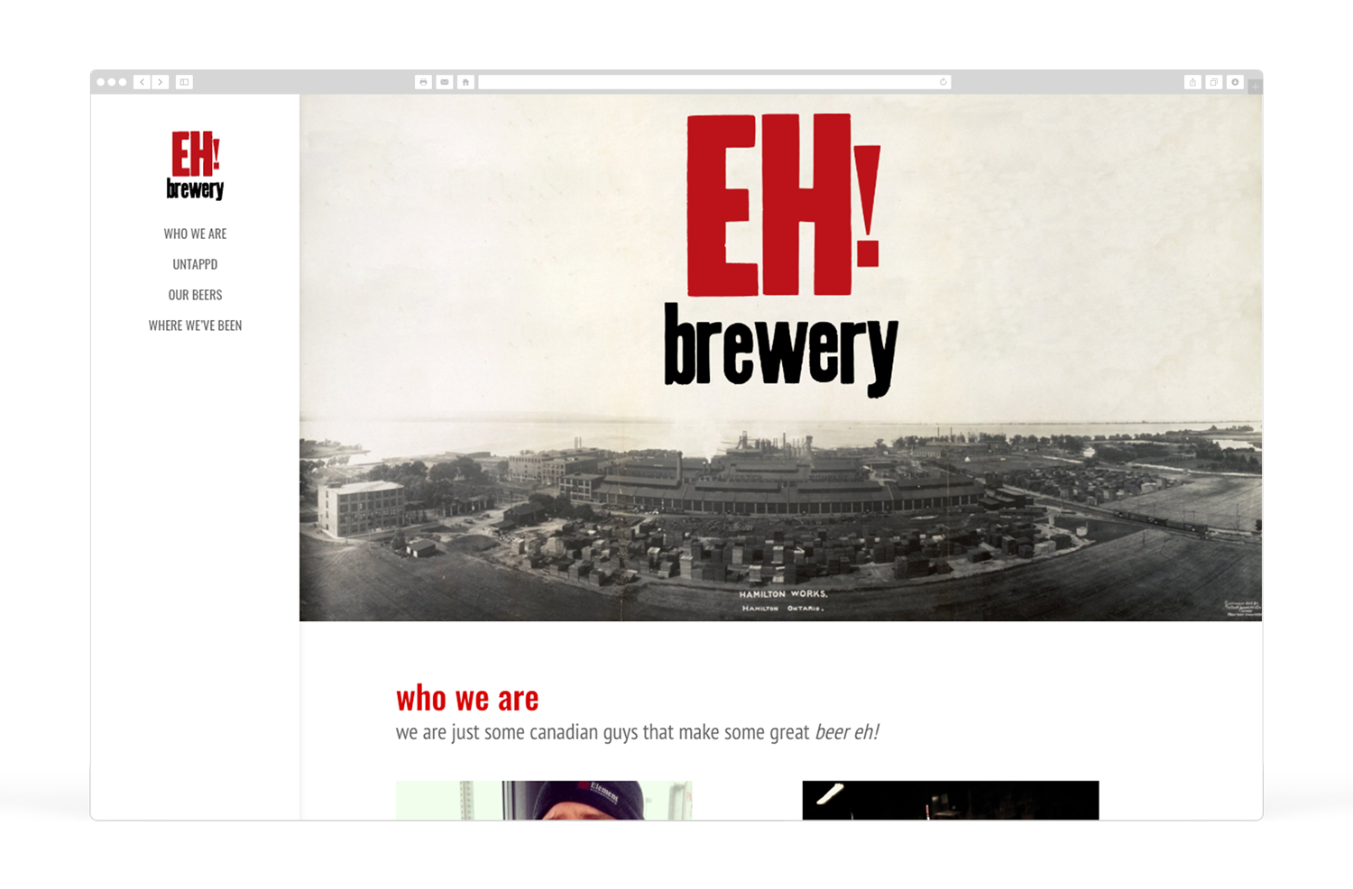 EH! Brewery - Homepage
